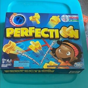 Perfection Game - Blue and Yellow